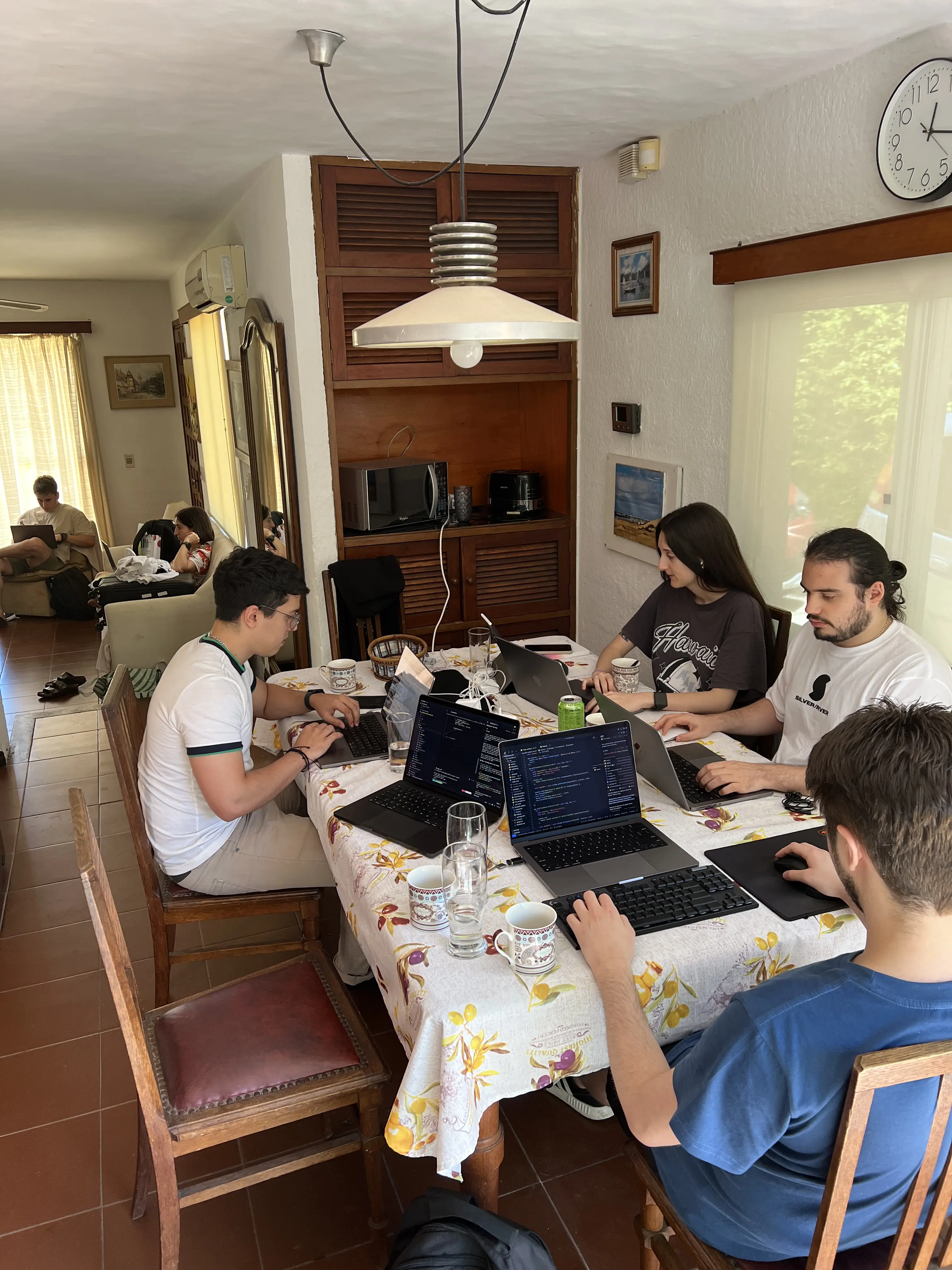 Illustrative photo of engineers reviewing software together